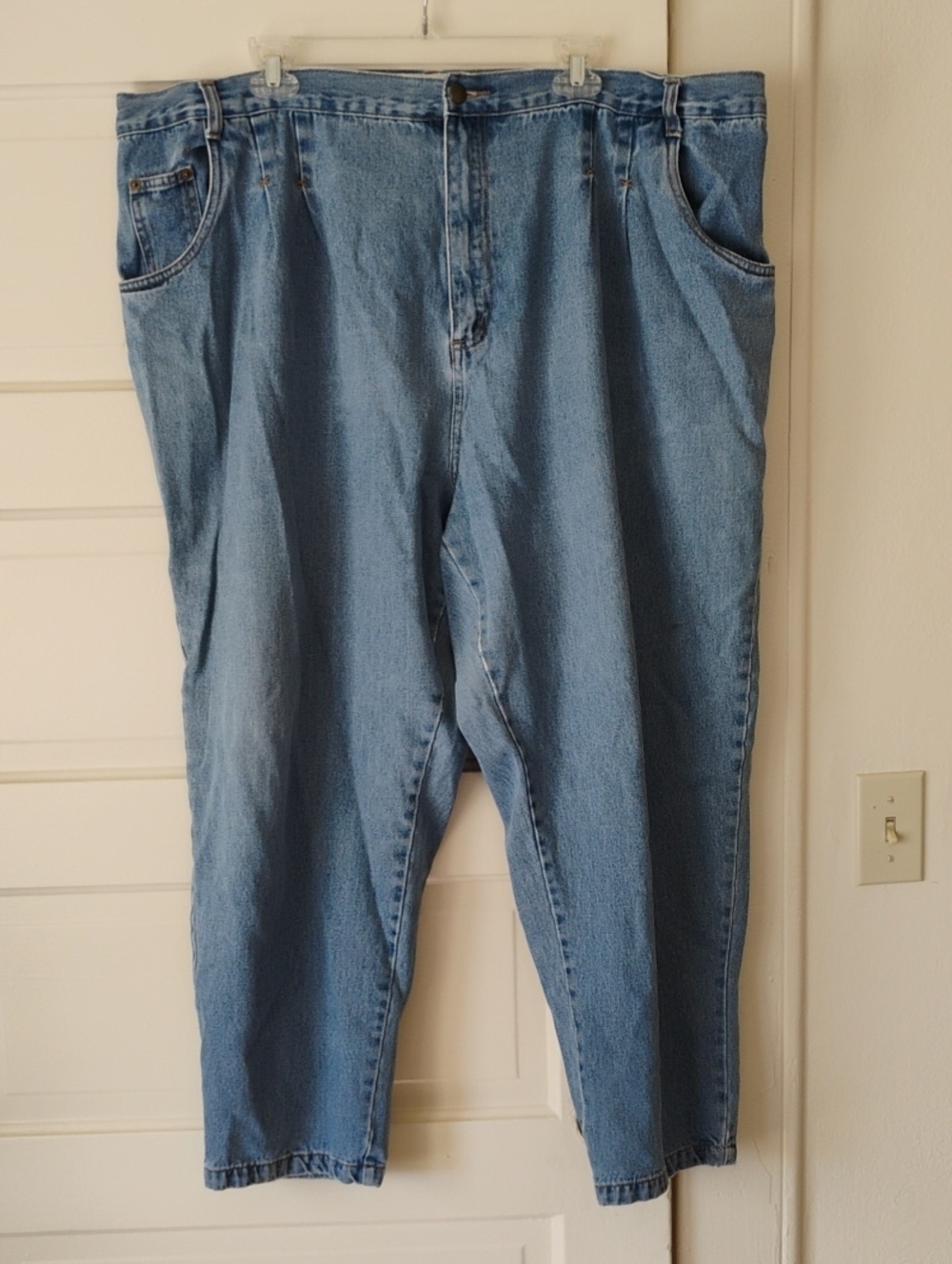 Classic Light Wash  Denim Jeans By C.S.T. Sports Plus Size 30 100% Cotton